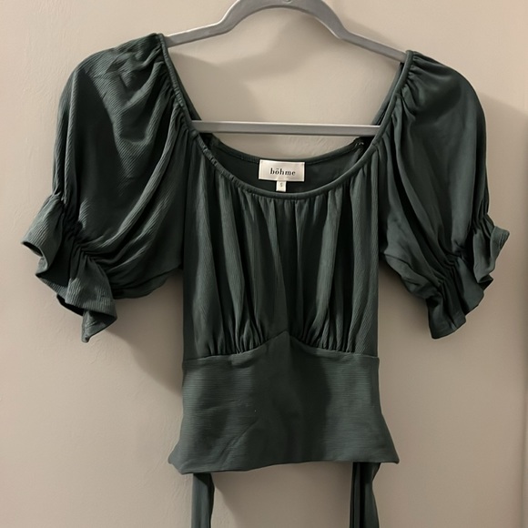 Bohme Phoebe Cropped Top Size Small - Picture 2 of 6
